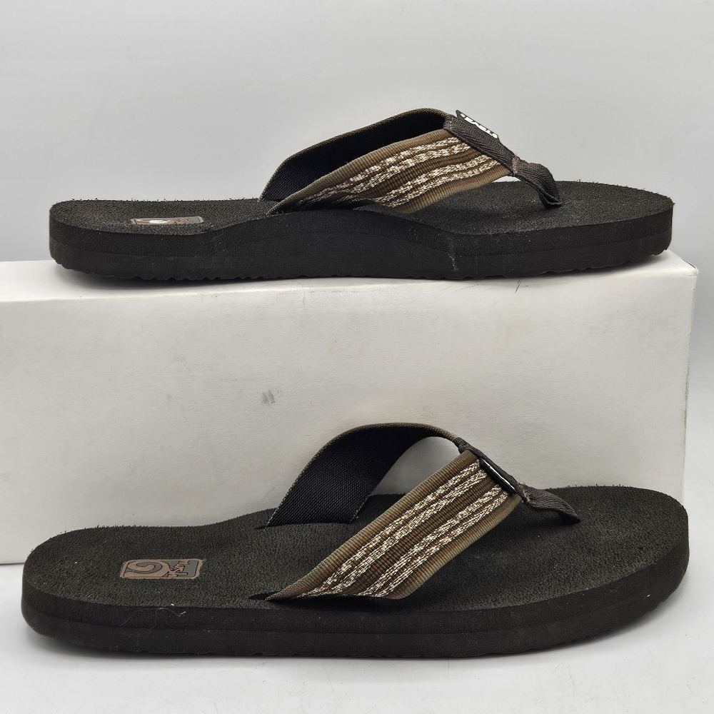 Teva Mens Mush Flip-flop Thong Sandals Size 7